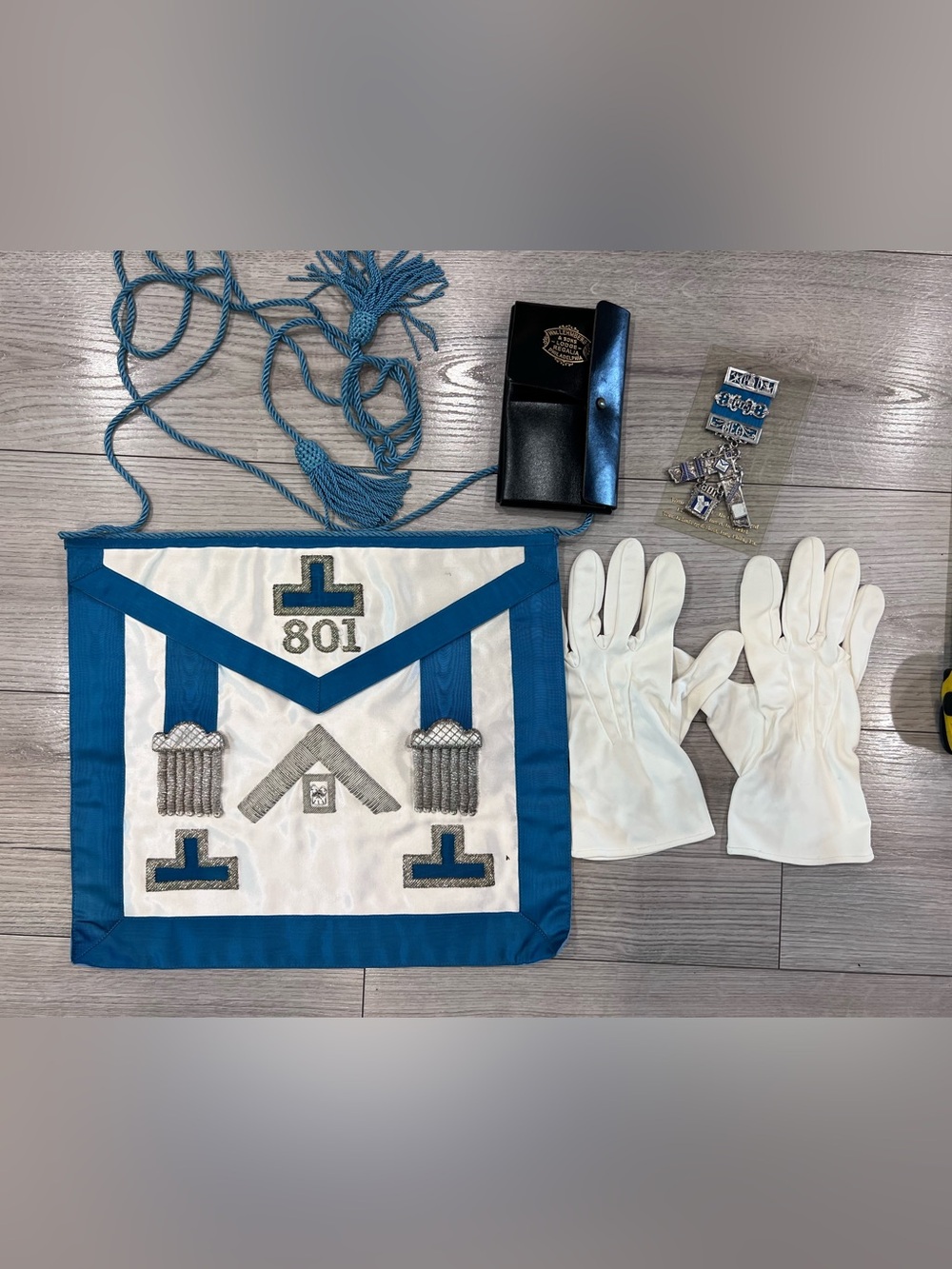 Vintage Masonic Regalia Past Master of a Blue Lodge No 801 Philadelphia Lot